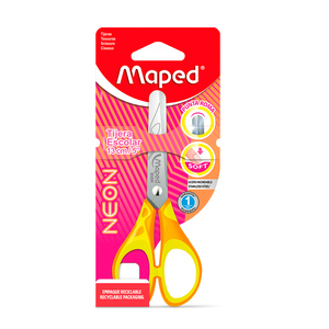 Tijeras Escolares Maped Neón Punta Roma 13 cm Tijeras Escolares Maped Neón Punta Roma 13 cm