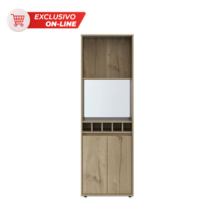 Rack para Bar Excelsior Prana 3 Natural Rack para Bar Excelsior Prana 3 Natural