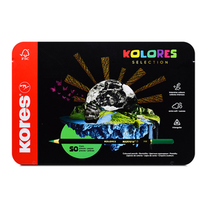 Lápices de Colores Triangulares Kores Kolores Selection 50 piezas Lápices de Colores Triangulares Kores Kolores Selection 50 piezas