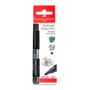 Marcador Permanente Faber Castell Negro Marcador Permanente Faber Castell Negro