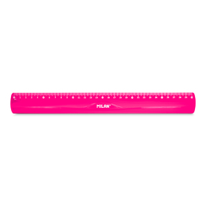 Regla de Plástico Milan Flex & Resistant Rosa 30 cm Regla de Plástico Milan Flex & Resistant Rosa 30 cm