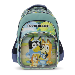 Mochila Escolar Fotorama Bluey For Real Life Multicolor Mochila Escolar Fotorama Bluey For Real Life Multicolor