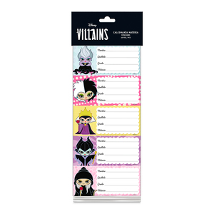 Etiquetas Escolares Granmark Disney Villanas 10 piezas Etiquetas Escolares Granmark Disney Villanas 10 piezas