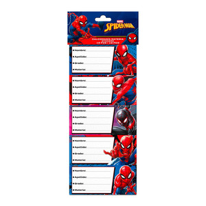 Etiqueta Escolar Granmark Spider-Man 10 piezas Etiqueta Escolar Granmark Spider-Man 10 piezas