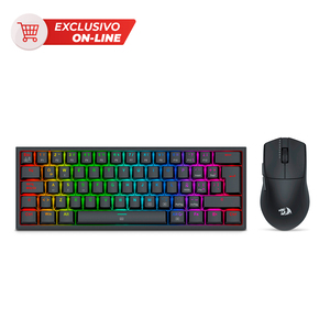 Teclado Gamer Redragon S143 Incluye Mouse Negro Teclado Gamer Redragon S143 Incluye Mouse Negro