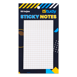 Notas Adhesivas iStudy Cuadrícula Transparente 7.6 x 12.7 cm 50 hojas Notas Adhesivas iStudy Cuadrícula Transparente 7.6 x 12.7 cm 50 hojas
