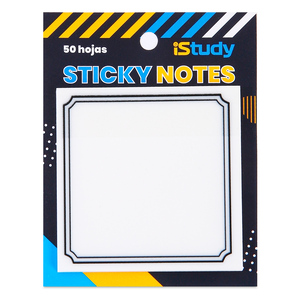 Notas Adhesivas iStudy Margen Transparente 7.6 x 7.6 cm 50 hojas Notas Adhesivas iStudy Margen Transparente 7.6 x 7.6 cm 50 hojas