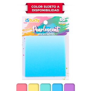 Notas Adhesivas iStudy Glitter Transparente 7.6 x 7.6 cm 50 hojas Notas Adhesivas iStudy Glitter Transparente 7.6 x 7.6 cm 50 hojas