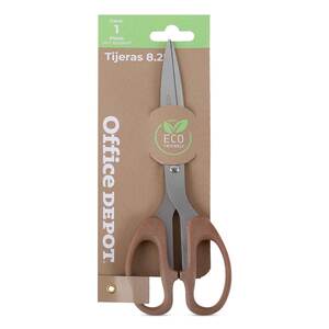 Tijeras de Oficina Office Depot Ecológicas Café 8.25 pulgadas Tijeras de Oficina Office Depot Ecológicas Café 8.25 pulgadas