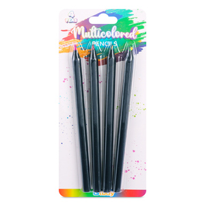 Lápices de Colores iStudy Multicolor Forma Redonda 4 piezas Lápices de Colores iStudy Multicolor Forma Redonda 4 piezas