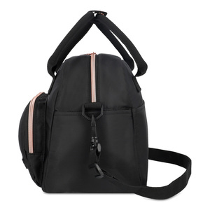 Lonchera Escolar Xtrem Bayside 5XT Negro Cierre Rosa