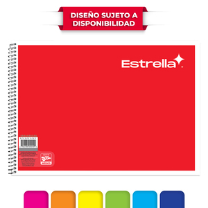 Cuaderno de Dibujo Estrella Blanco 50 hojas  Cuaderno de Dibujo Estrella Blanco 50 hojas