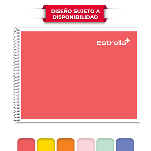 Cuaderno Forma Italiana Estrella Raya 100 hojas  Cuaderno Forma Italiana Estrella Raya 100 hojas