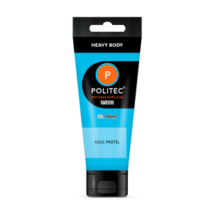 Pintura Acrílica Politec Studio Heavy Body Azul Pastel 100 ml Pintura Acrílica Politec Studio Heavy Body Azul Pastel 100 ml