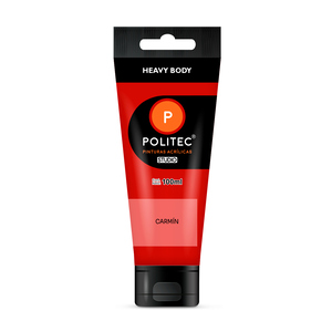 Pintura Acrílica Politec Studio Heavy Body Carmín 100 ml Pintura Acrílica Politec Studio Heavy Body Carmín 100 ml