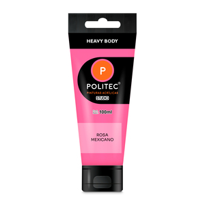 Pintura Acrílica Politec Studio Heavy Body Rosa Mexicano 100 ml Pintura Acrílica Politec Studio Heavy Body Rosa Mexicano 100 ml