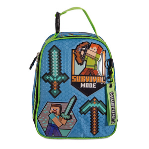 Lonchera Escolar Ruz Minecraft Espada Azul Lonchera Escolar Ruz Minecraft Espada Azul