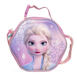 Lonchera Escolar Ruz Hexagonal Frozen Elsa Rosa  Lonchera Escolar Ruz Hexagonal Frozen Elsa Rosa