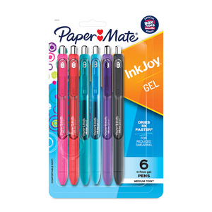 Bolígrafos de Gel Paper Mate InkJoy 6 piezas Bolígrafos de Gel Paper Mate InkJoy 6 piezas