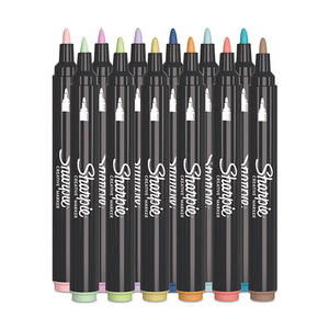 Marcadores de Acrílico Sharpie Earth Tones Pops Punta Bala 12 piezas Marcadores de Acrílico Sharpie Earth Tones Pops Punta Bala 12 piezas