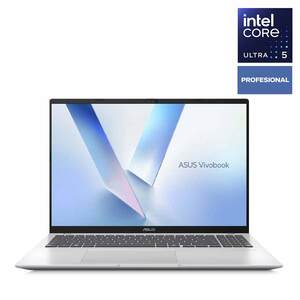 Laptop Asus Vivobook 16 Intel Core Ultra 5 Potenciado por IA 16 pulgadas 512GB SSD 16GB RAM X1607CA-MB155W Cool Silver Laptop Asus Vivobook 16 Intel Core Ultra 5 Potenciado por IA 16 pulgadas 512GB SSD 16GB RAM X1607CA-MB155W Cool Silver