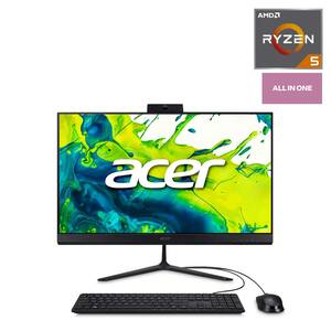 Computadora de Escritorio Acer All in One Aspire C24 AMD Ryzen 5 23.8 pulgadas 512GB SSD 8GB RAM C24-2G-MR11 Negro Computadora de Escritorio Acer All in One Aspire C24 AMD Ryzen 5 23.8 pulgadas 512GB SSD 8GB RAM C24-2G-MR11 Negro