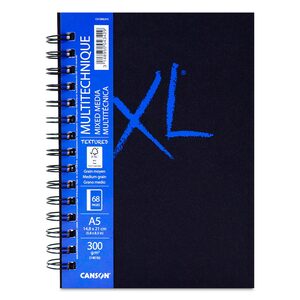 Cuaderno de Dibujo Canson XL Multitécnica Azul Índigo 68 hojas Cuaderno de Dibujo Canson XL Multitécnica Azul Índigo 68 hojas