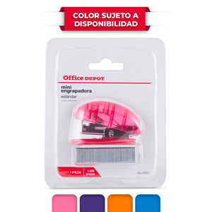 Mini Engrapadora Estándar Office Depot Neón Mini Engrapadora Estándar Office Depot Neón