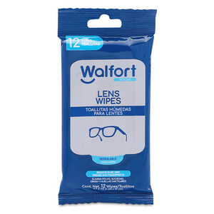 Toallitas Húmedas para Lentes Walfort 12 piezas Toallitas Húmedas para Lentes Walfort 12 piezas