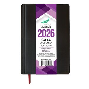 Agenda Diaria Caja 2026 Hazel Negro Agenda Diaria Caja 2026 Hazel Negro