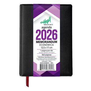 Agenda Diaria Memorándum 2026 Hazel Negro Agenda Diaria Memorándum 2026 Hazel Negro