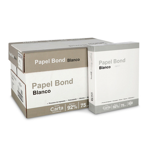 Caja de Papel Tamaño Carta Office Depot Blanco 5000 hojas Caja de Papel Tamaño Carta Office Depot Blanco 5000 hojas