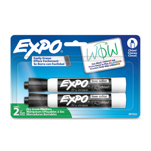 MARCADOR PAPERMATE EXPO BOLD COLOR (NEGRO, 2 PZS.) MARCADOR PAPERMATE EXPO BOLD COLOR (NEGRO, 2 PZS.)