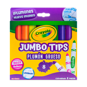 Plumones Gruesos Crayola Colores 8 piezas Plumones Gruesos Crayola Colores 8 piezas
