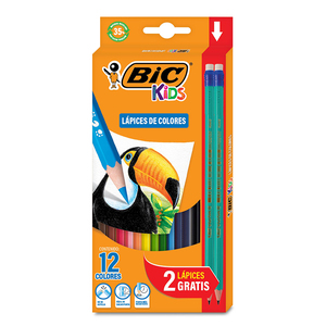 Lápices de Colores Bic Kids Evolution 14 piezas Lápices de Colores Bic Kids Evolution 14 piezas
