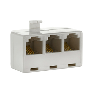 Adaptador Telefónico General Electric 3 Entradas Blanco Adaptador Telefónico General Electric 3 Entradas Blanco