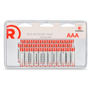 Pilas Alcalinas RadioShack Triple AAA 36 piezas Pilas Alcalinas RadioShack Triple AAA 36 piezas