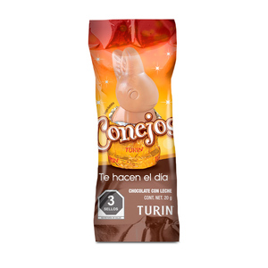 Chocolate Turín Conejo 20 gr Chocolate Turín Conejo 20 gr