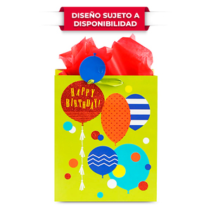 Bolsa de Regalo Grande Plus Flomo Cumpleaños Bolsa de Regalo Grande Plus Flomo Cumpleaños