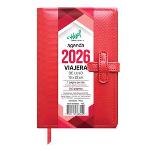 Agenda Diaria Viajera 2026 Hazel Texturizada Roja Agenda Diaria Viajera 2026 Hazel Texturizada Roja