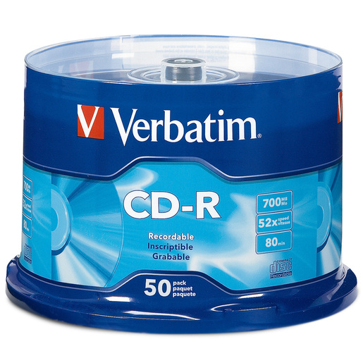 CD-R Verbatim 94691 / 700 mb / 52x / 80 min. / Empaque 50 piezas