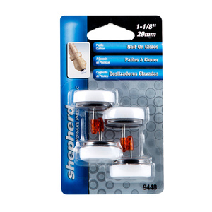 COJINES DESLIZADORES SHEPHERD CON CLAVO (PLASTICO COJINES DESLIZADORES SHEPHERD CON CLAVO (PLASTICO