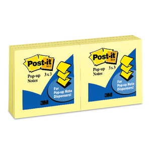 Notas Adhesivas 3M Post-It Pop-Up / Amarillo / 7.6 x 7.6 cm Notas Adhesivas 3M Post-It Pop-Up / Amarillo / 7.6 x 7.6 cm