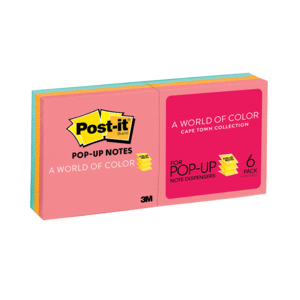 NOTAS ADHESIVAS POST-IT POP-UP (CAPETOWN, 3X3) NOTAS ADHESIVAS POST-IT POP-UP (CAPETOWN, 3X3)