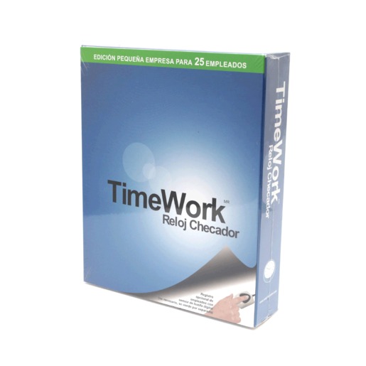 RELOJ CHECADOR APC PARA PC 25 EMPLEADOS TIME WORK