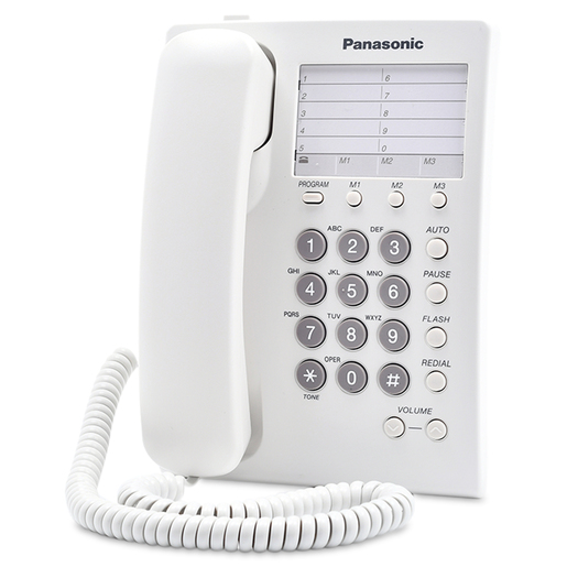 TELEFONO ALAMBRICO PANASONIC KX-TS550 (NEGRO)