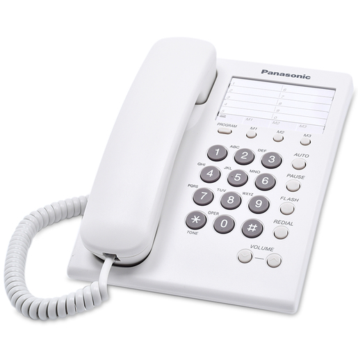 TELEFONO ALAMBRICO PANASONIC KX-TS550 (NEGRO)