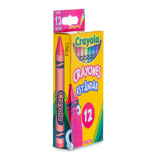 Crayones Estándar Crayola Colores 12 piezas