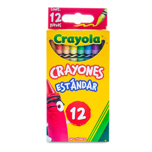 Crayones Estándar Crayola Colores 12 piezas Crayones Estándar Crayola Colores 12 piezas