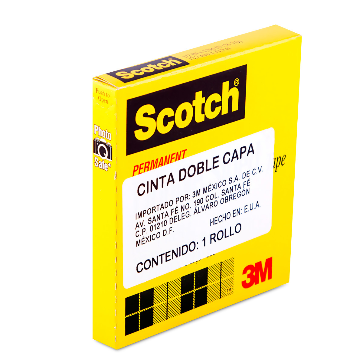 Cinta Adhesiva Doble Cara 3M Scotch 665 Transparente 12 mm x 33 m 1 pieza | Office  Depot Mexico